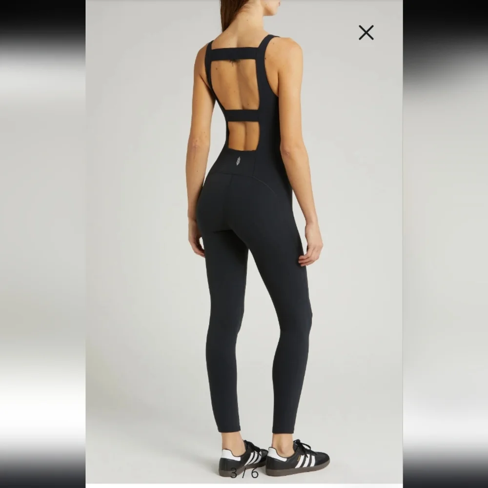 NWOT FP Movement Never Better Strappy Back Jumpsuit Size Large - Picture 3 of 8